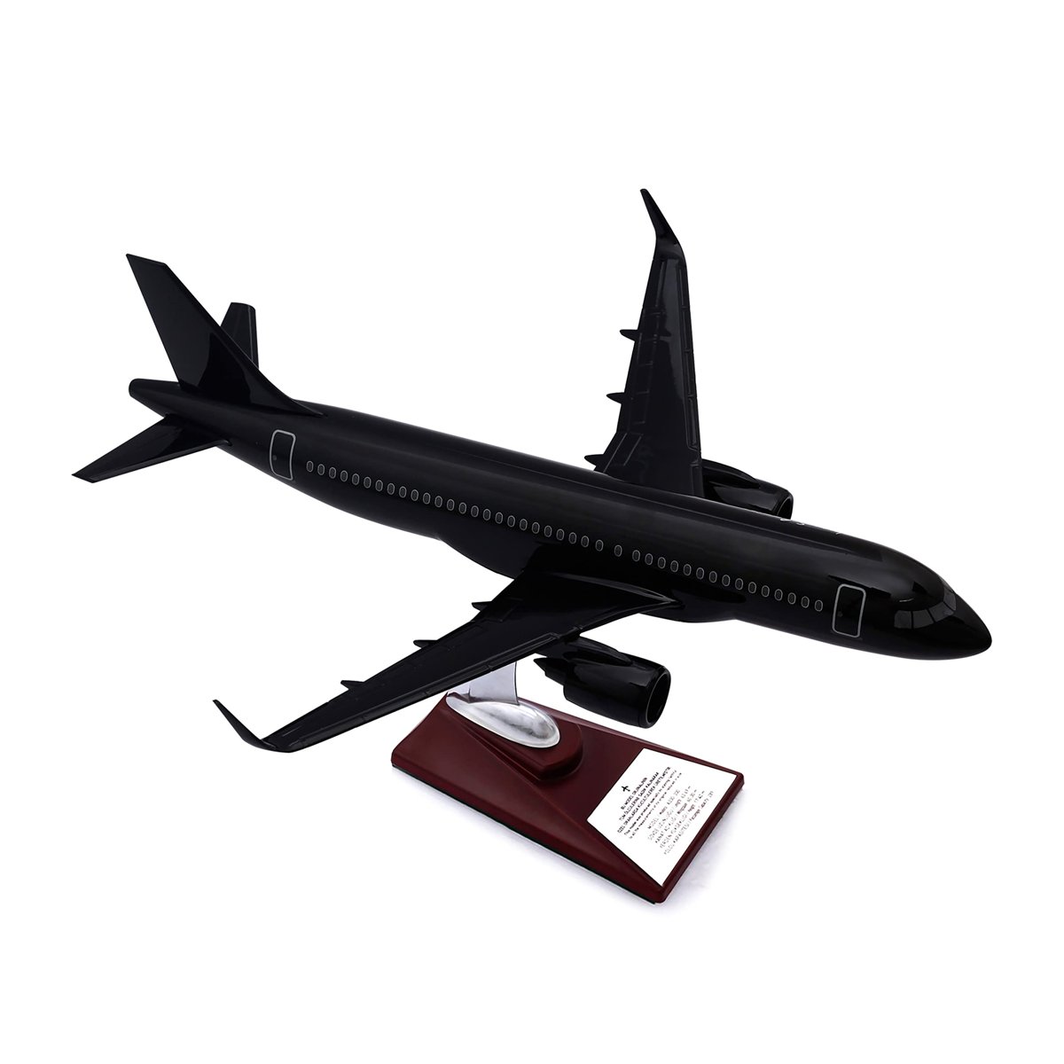 Zek Upp Zekupp Airbus A320, 1/100 THY Siyah Renkli Uçak Maketi (ZU-UCK0112)