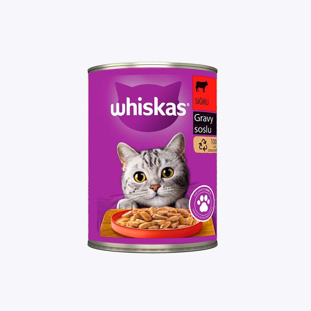 Whiskas Biftekli Konserve Kedi Maması 400 G