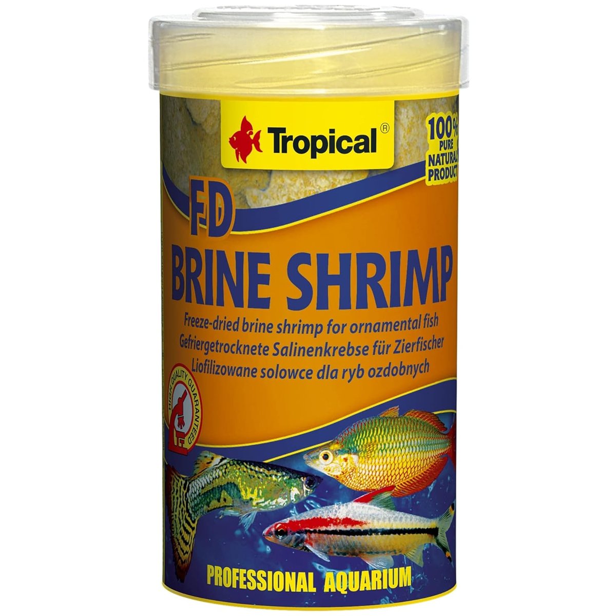 Tropical Fd Brine Shrimp Kurutulmuş Küp Karides Süs Balık Yemi 100 ml 10 gr