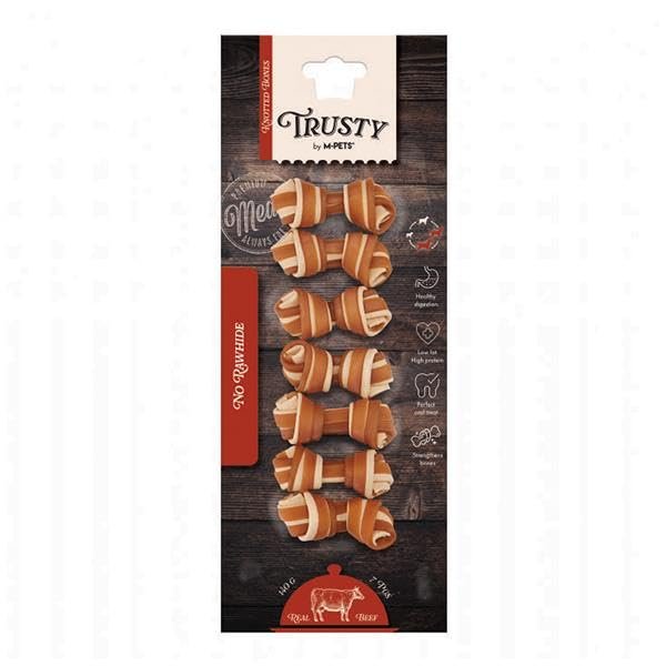 M-PETS TRUSTY BEEF TATLI PATATESLİ ÖDÜL 7Lİ 140GR/6,4CM