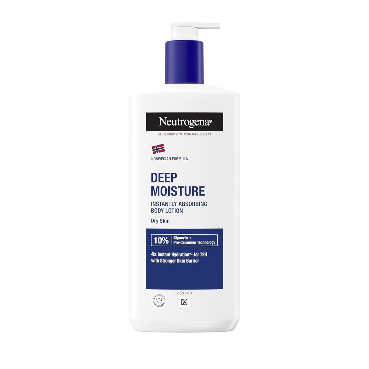 Neutrogena Yoğun Nemlendirici Parfümlü Vücut Losyonu (400 ml)— Kuru ciltler için vücut nemlendiricisi — Pro-Seramid ve Gliserin Teknolojisi ile geliştirilmiş formül