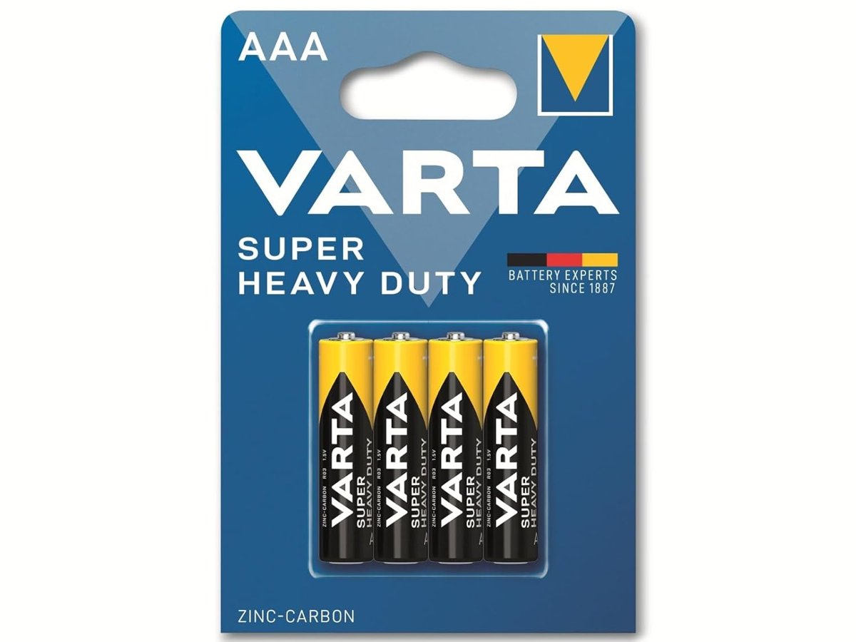 Varta Super Heavy Duty AAA R03 500mAh