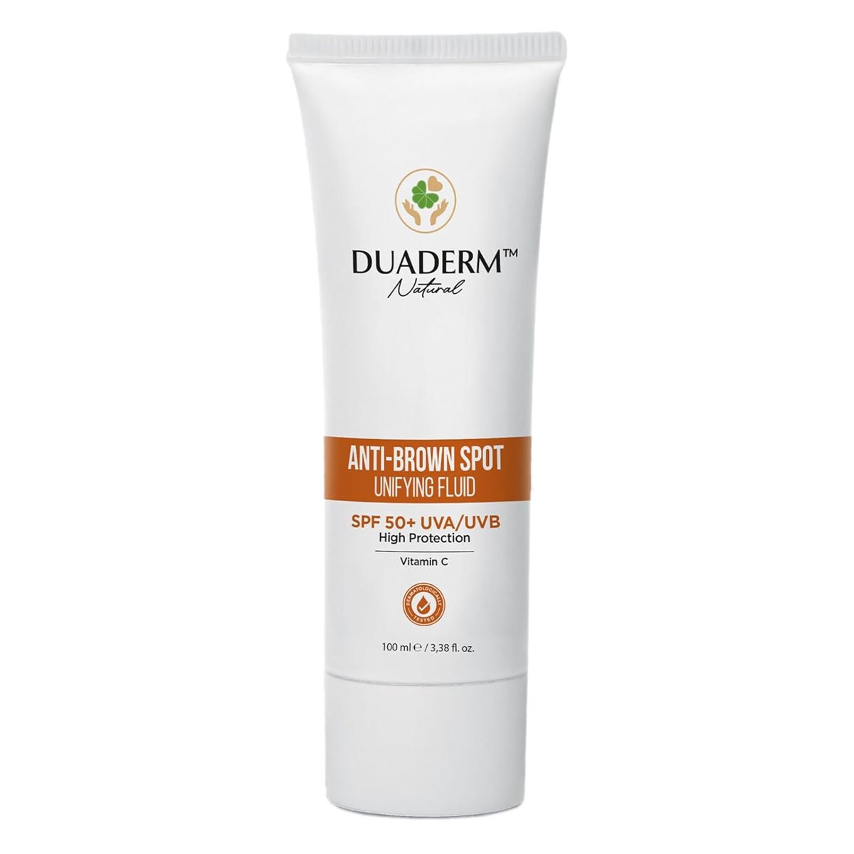 Duaderm Leke Karşıtı Vücut Güneş Kremi SPF50+, UVA/UVB Korumalı, Vitamin C İçerikli, 100 ml