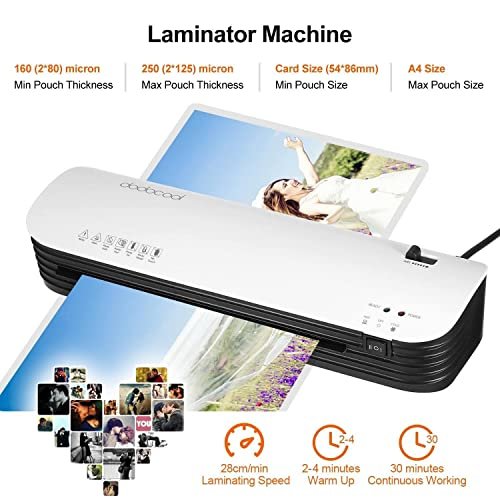 Valkyrie Dsmile SL299 A4 Laminasyon Makinesi Sıcak Soğuk Termal A4 A5 A6