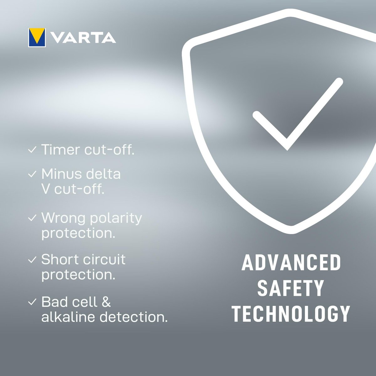VARTA Akü şarj cihazı, şarj edilebilir AA/AAA/C/D/9V ve USB cihazlar için, LCD Universal Charger+, tek yuvalı şarj, donanımsız, siyah
