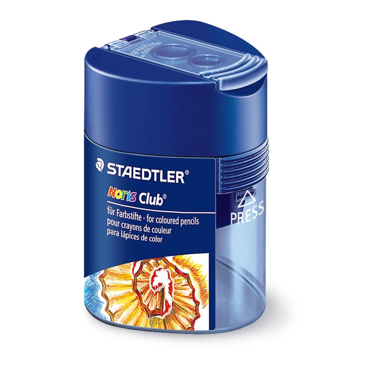 Staedtler 512 128 Noris Çift Bölmeli Kalemtraş Üçgen Biçimli Noris Club Design