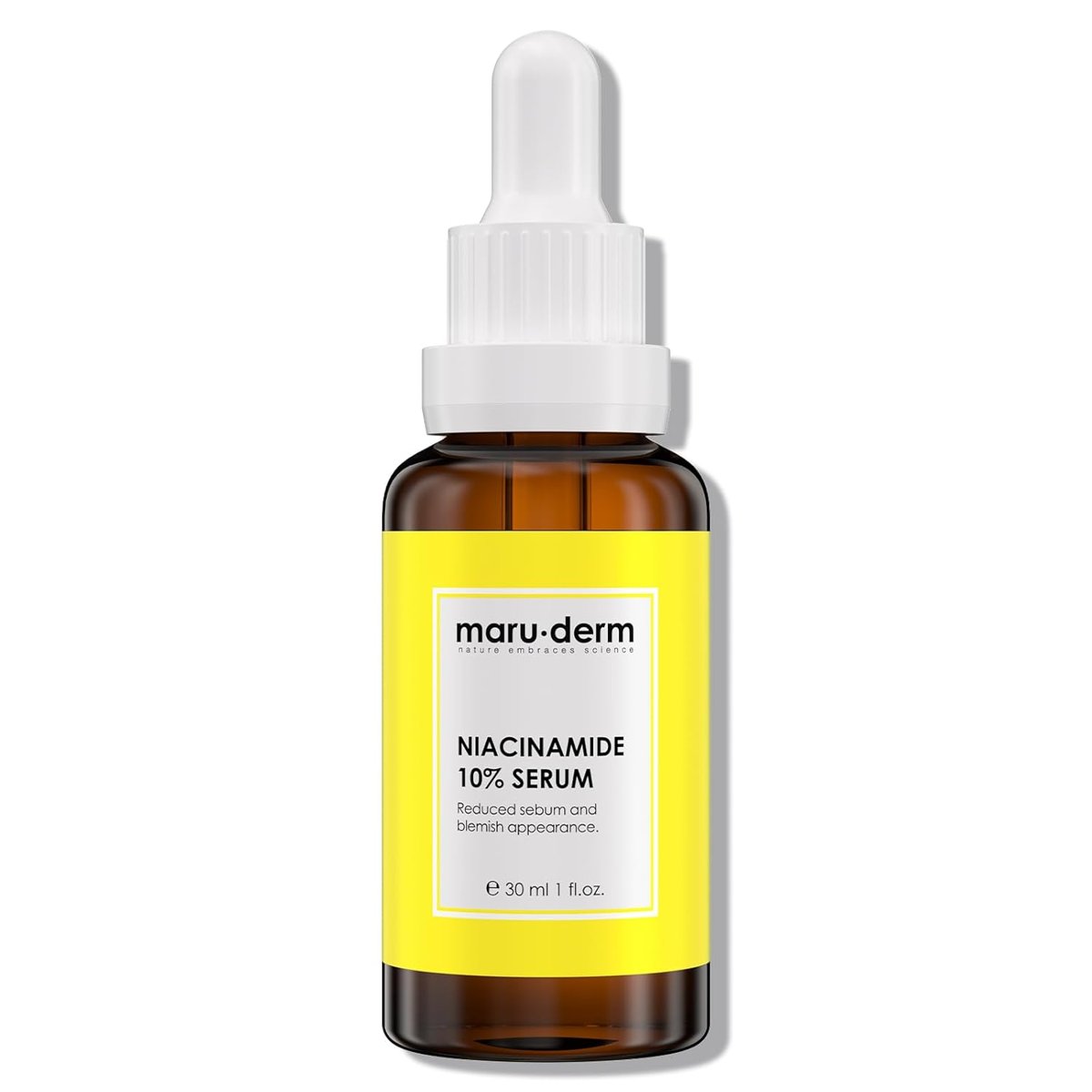 Maruderm Niacinamide%10 + Hyalüronik Asit + Panthenol Cilt Bakım Serumu – Ton Eşitleyici ve Gözenek Görünümü İnceltici Yüz Serumu, 30 ML