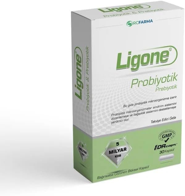 Ligone Probiyotik 30 Kapsül AROMASIZ Renkli