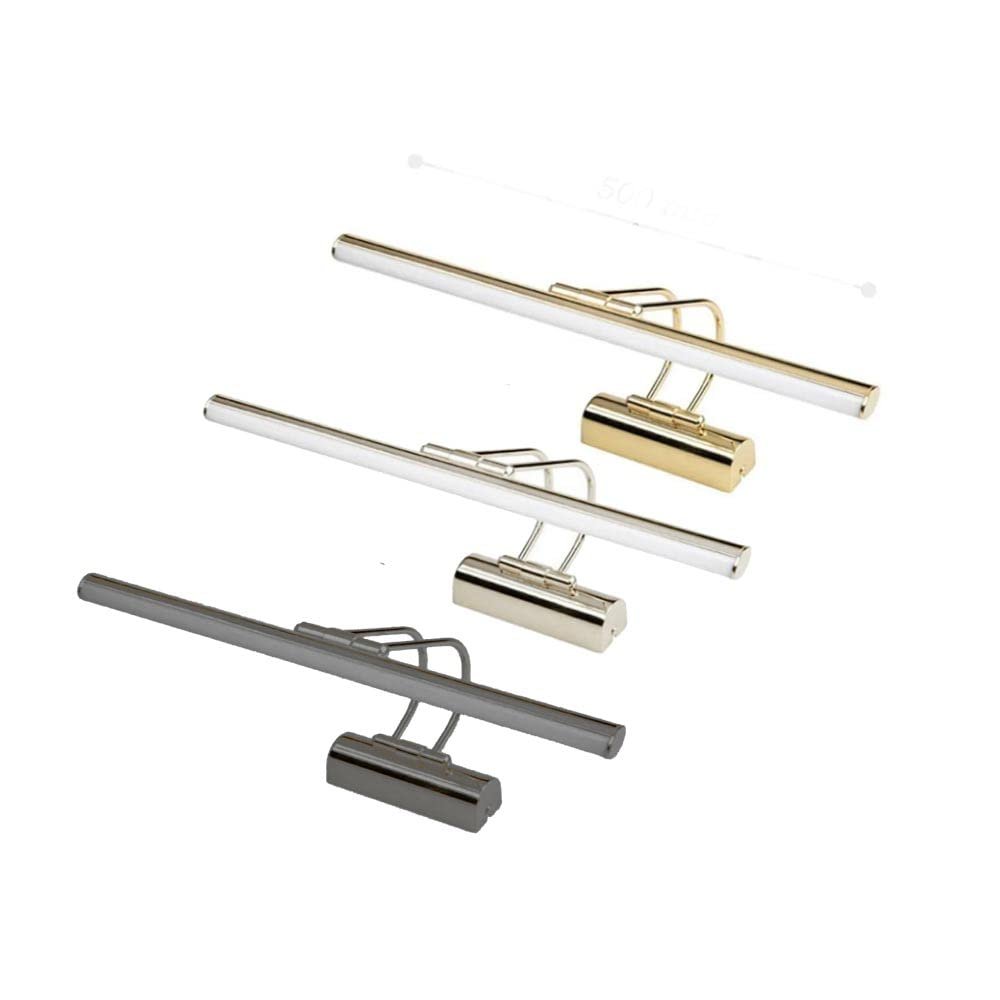 Flüt Kuğu Duvar Üstü Ledli Aplik 50 cm Altın, Krom, Siyah (Altın Renk Beyaz Işık)