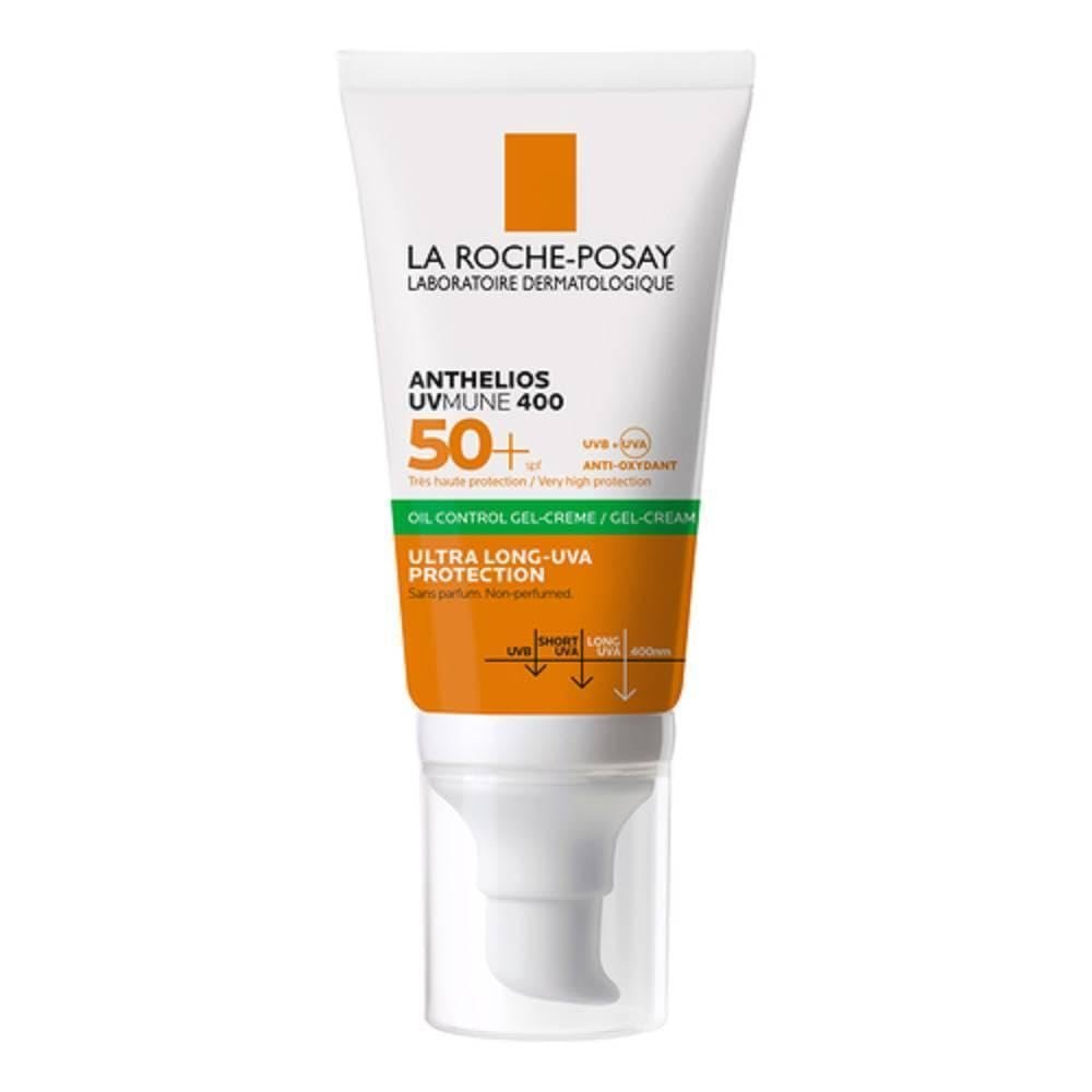 La Roche-Posay Innovation Anthelios UV Mune 400 50+ Oil Control Gel Creme Ultra Long UVA Protection Sans Parfum 50 ml