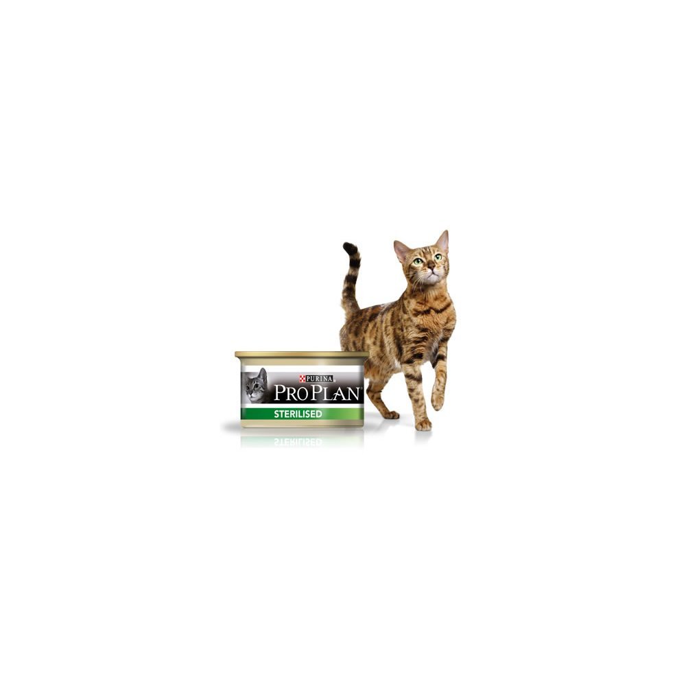 Pro Plan Sterilised Somonlu Kısırlaştırılmış Yetişkin Yaş Kedi Konservesi - 85 Gr (24 Adet)