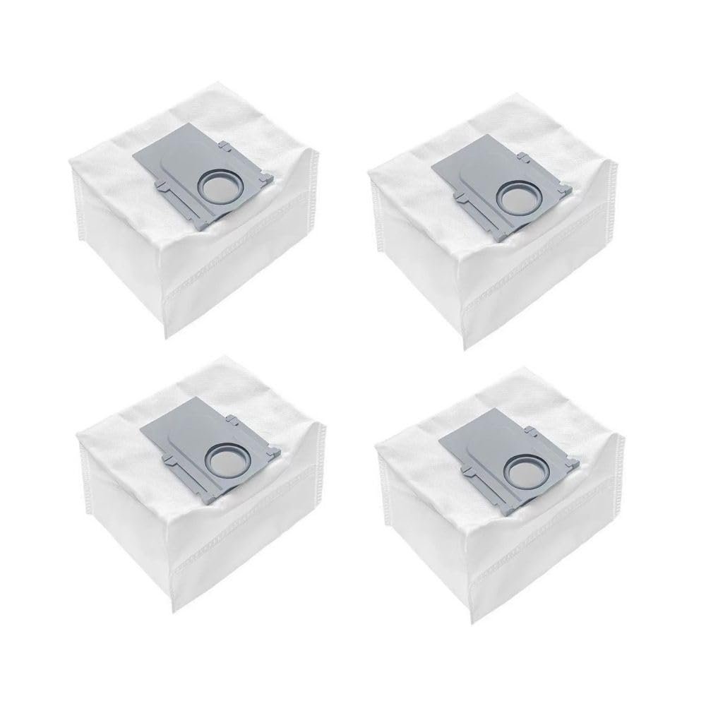 Roborock Robot Süpürge ile Uyumlu 4'lü Toz Torbası, Q5 Pro, Q7 Max Plus, Q8 Max, S8 Plus, Q Revo S ile Uyumlu