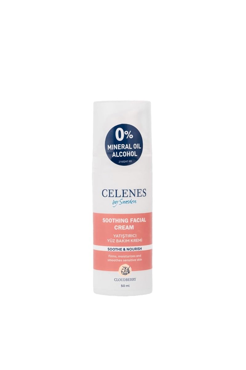 Celenes Cloudberry Yatıştırıcı Yüz Bakım Kremi Kuru Ve Hassas Ciltler (50 ml)