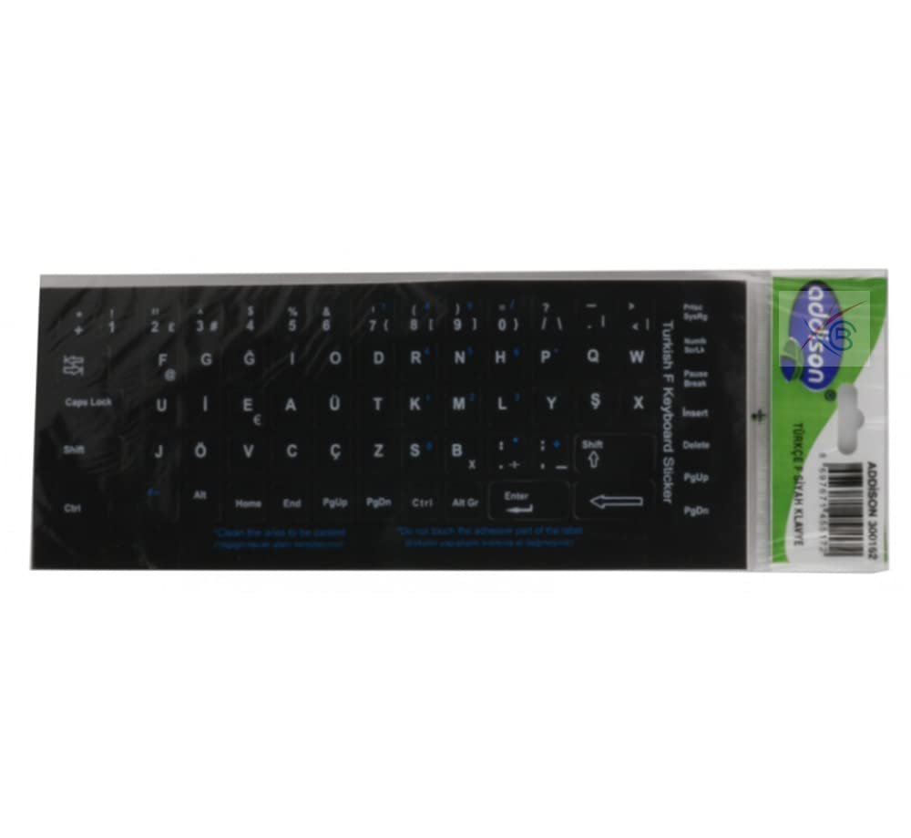 BRC06 F STİKER KLAVYE STİCKER ETİKETİ KALİTELİ