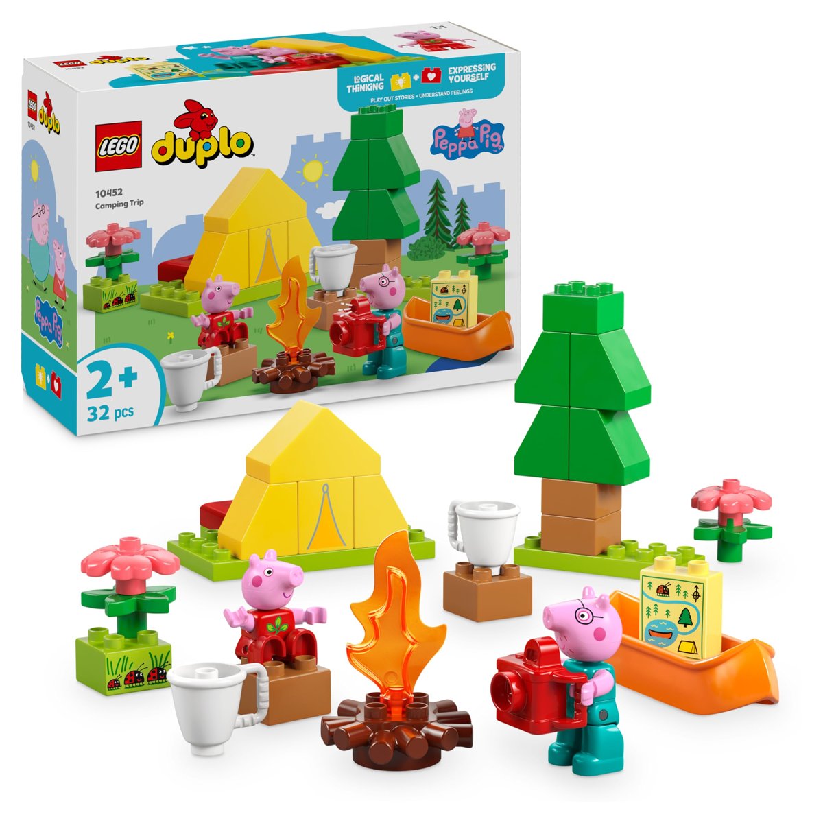 LEGO DUPLO Peppa Pig Kamp Gezisi 10452