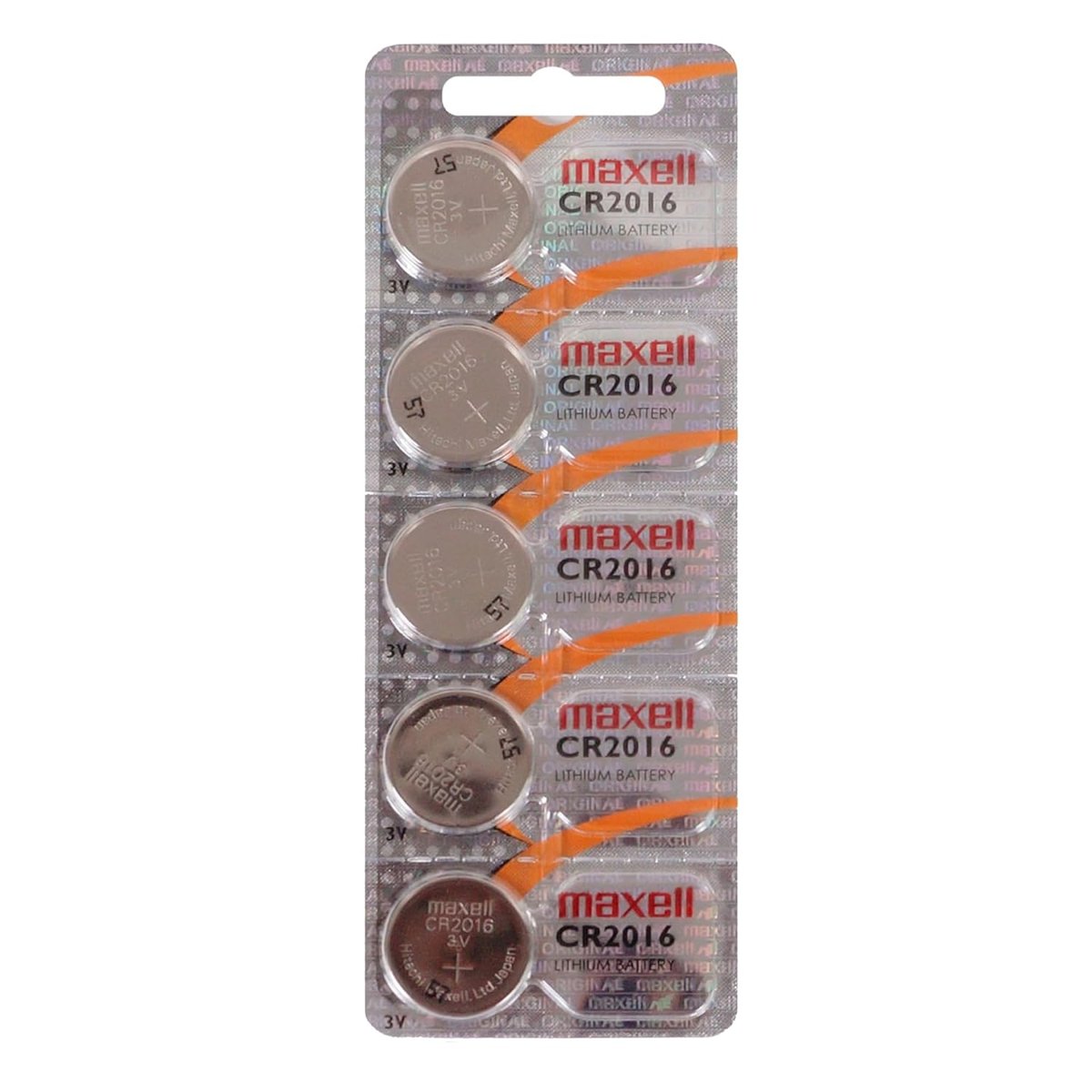 MAXELL CR-2016 LİTYUM PİL 5Lİ 4902580131272