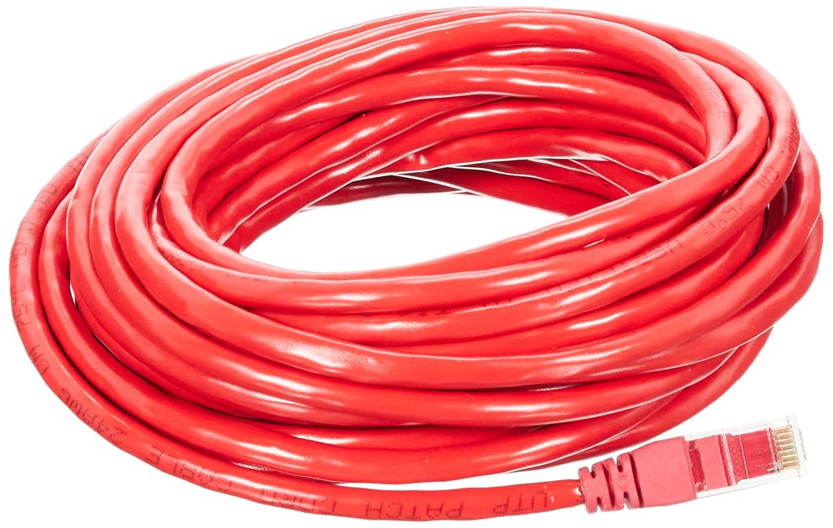 S-link SL-CAT610RE 10m CAT6 Kablo, 100/1000 mbps, Kırmzı