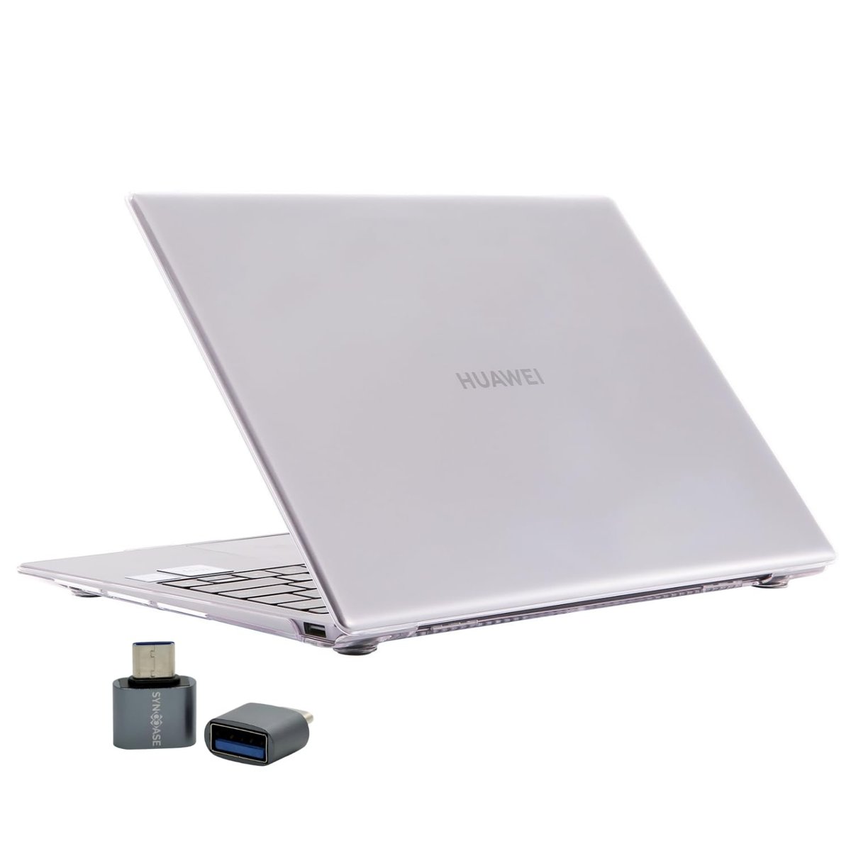 SyncCase Huawei MateBook 14 Kılıf Uyumlu Kristal Parlak Şeffaf Sert Hard Case İnce Hafif Çizilme Koruma 2018-2020 14 inç Şeffaf