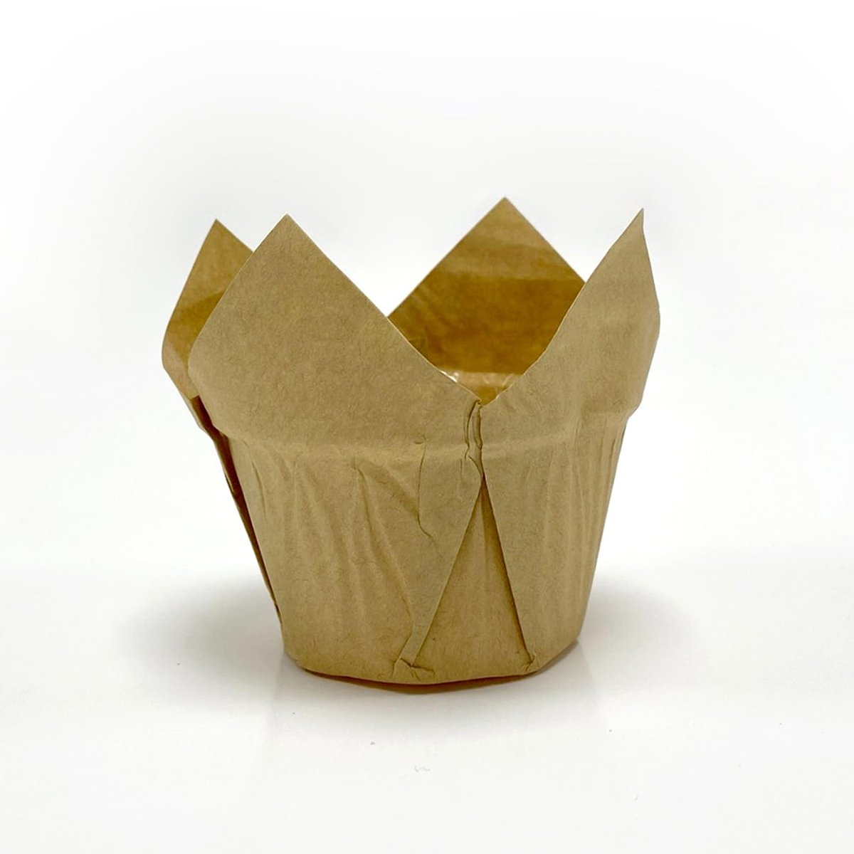 Trend Hediye Sepeti 50'li Kalın Lale Kapsül Kraft Muffin Kek Kalıbı, İçi Yağlı Kağıt Tulip, Safari Konsept, Cupcake Kağıdı Doğum Günü Parti Dekorasyonu için