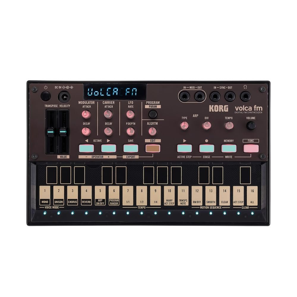 Korg - Volca FM2 - Compact 6 Voice Digital FM Synthesizer and Sequencer