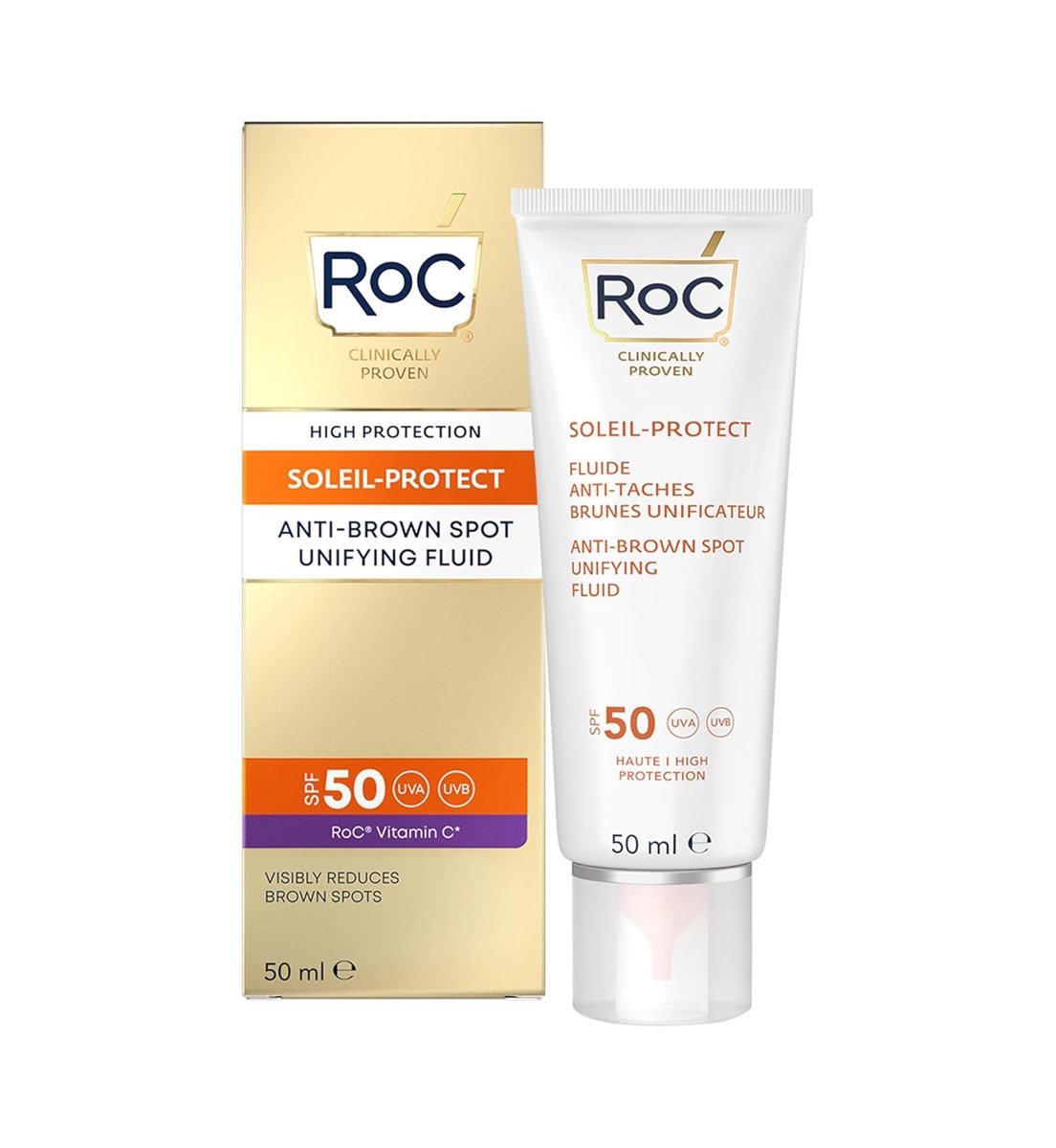 RoC Soleil-Protect Leke Karşıtı Yüz Güneş Bakım Kremi Spf50 50 Ml