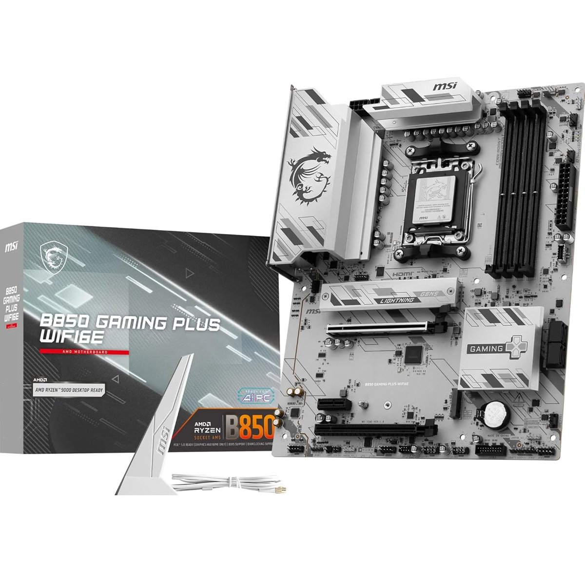 MSI MB B850 GAMING PLUS WIFI6E AM5 DDR5 8200MHZ(OC) DP 2X M.2 USB 10GBS 2,5G LAN WI-FI 6E ATX