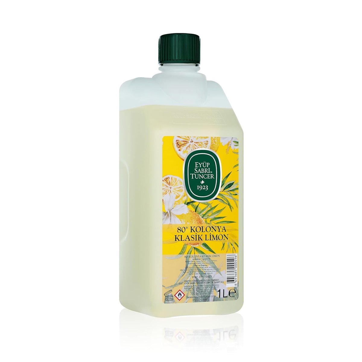 Eyüp Sabri Tuncer Limon Kolonyası Bidon (1 Lt)