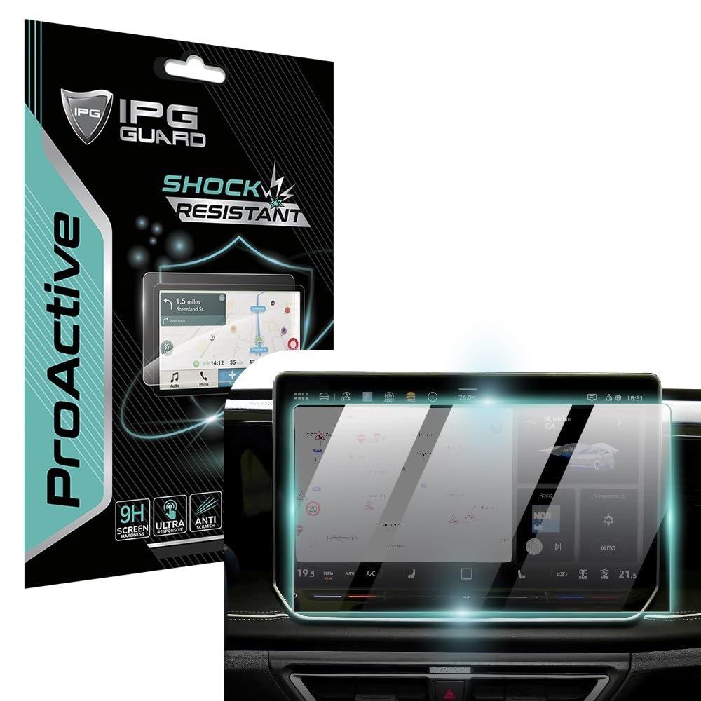 Volkswagen 2024 ID.3 / ID.4 12.9 Inch Navigasyon için 9H Nano IPG ProActive Ekran Koruyucu, Pürüzsüz