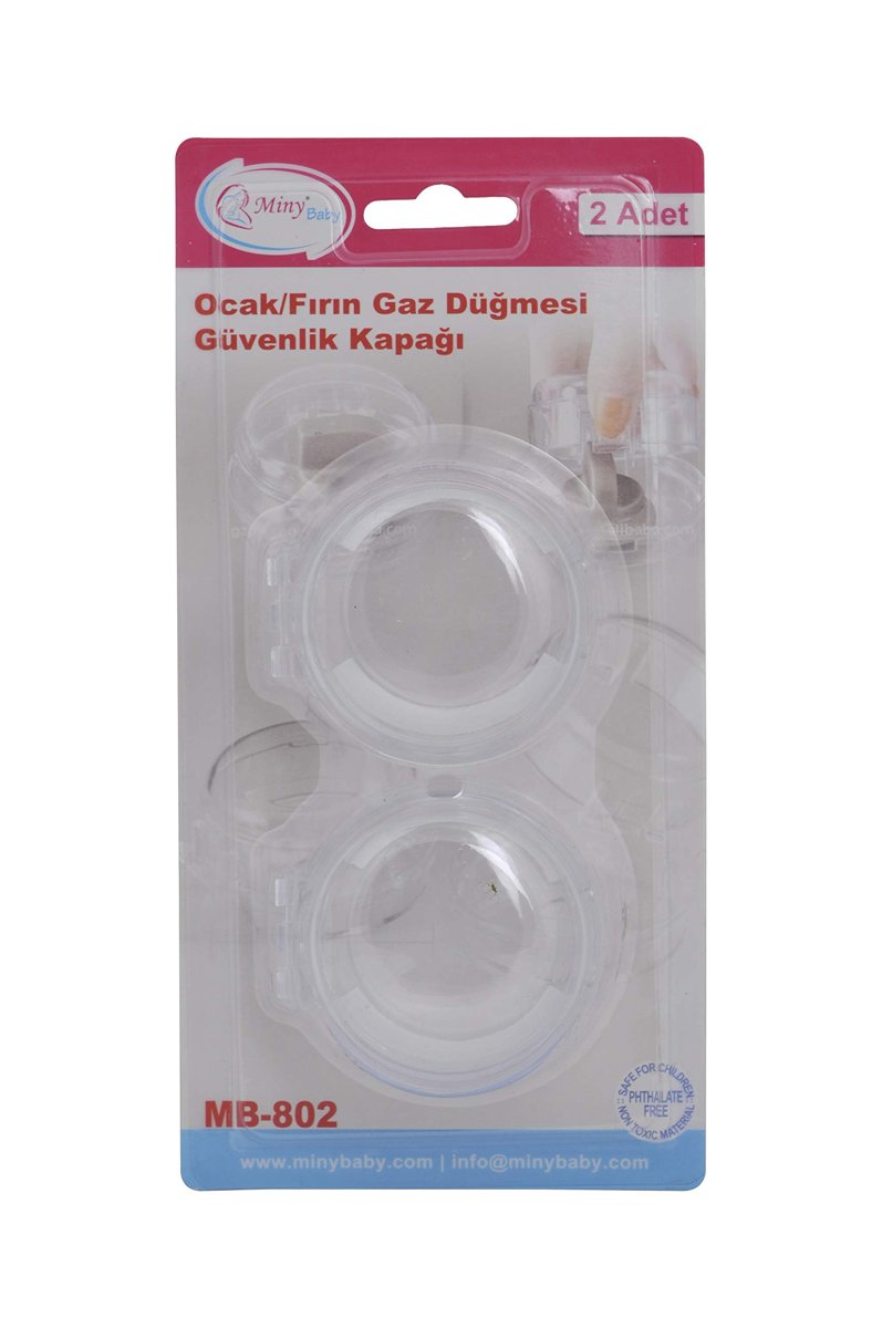 Miny Baby Ocak/Fırın Gaz Düğmesi Güvenlik Kapağı (2 Adet)