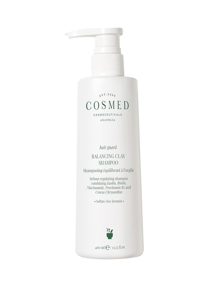 Cosmed İnce Telli ve Yağlı Saçlar için Sülfatsız Kil İçeren Şampuan - Balancing Clay Shampoo - 400 m