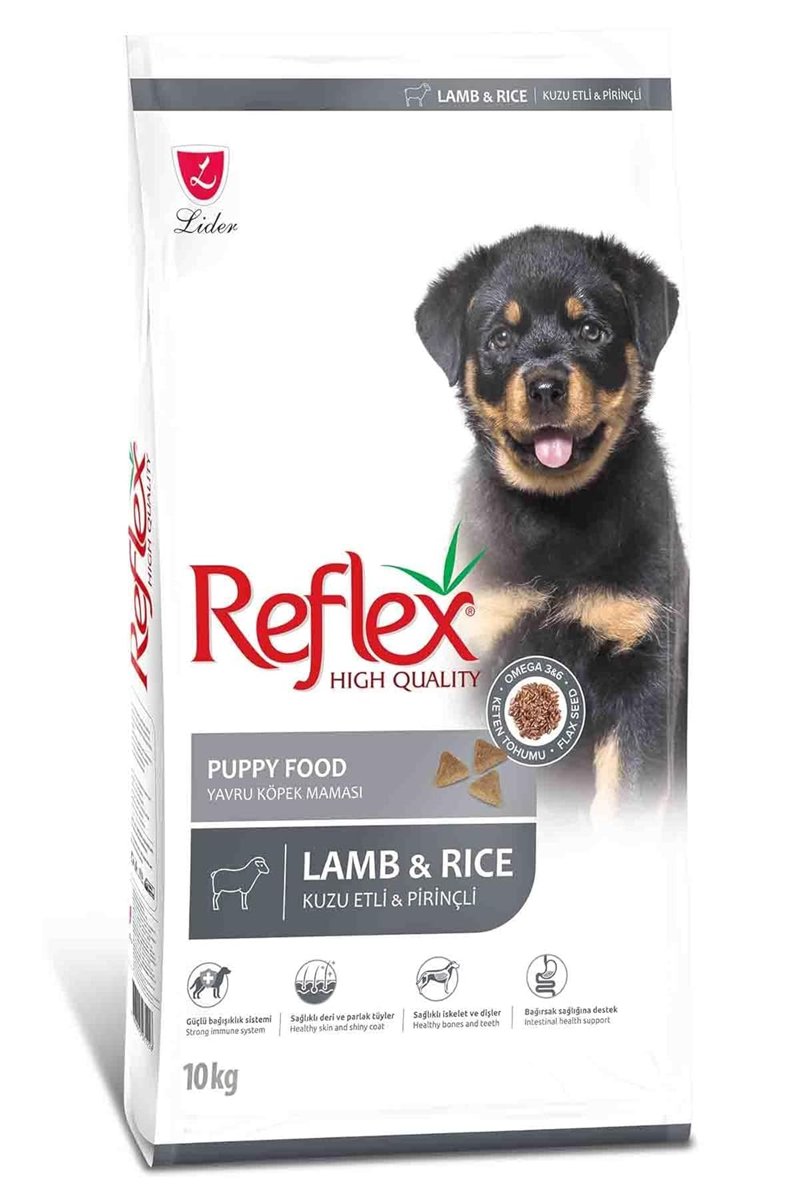 Reflex Kuzu Etli  Pirinçli Yavru Köpek Maması 10 Kg