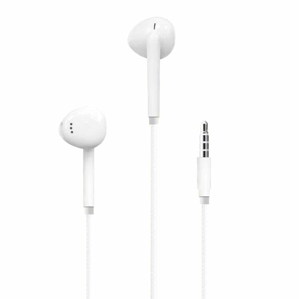 LinkTech H35 Mikrofonlu Kulak İçi Kablolu Kulaklık 3.5mm Beyaz