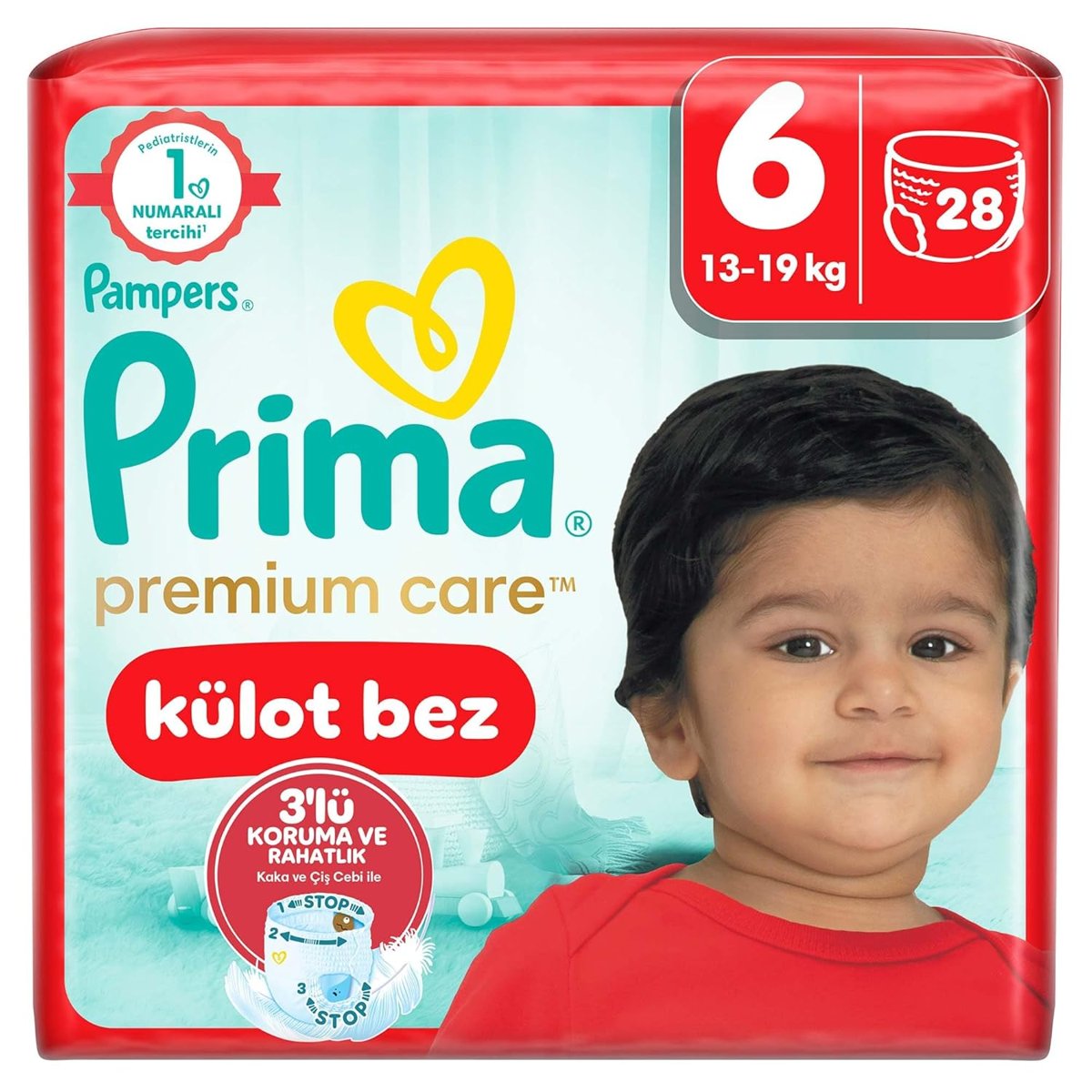 Prima Külot Bebek Bezi Premium Care 6 Numara 28 Adet