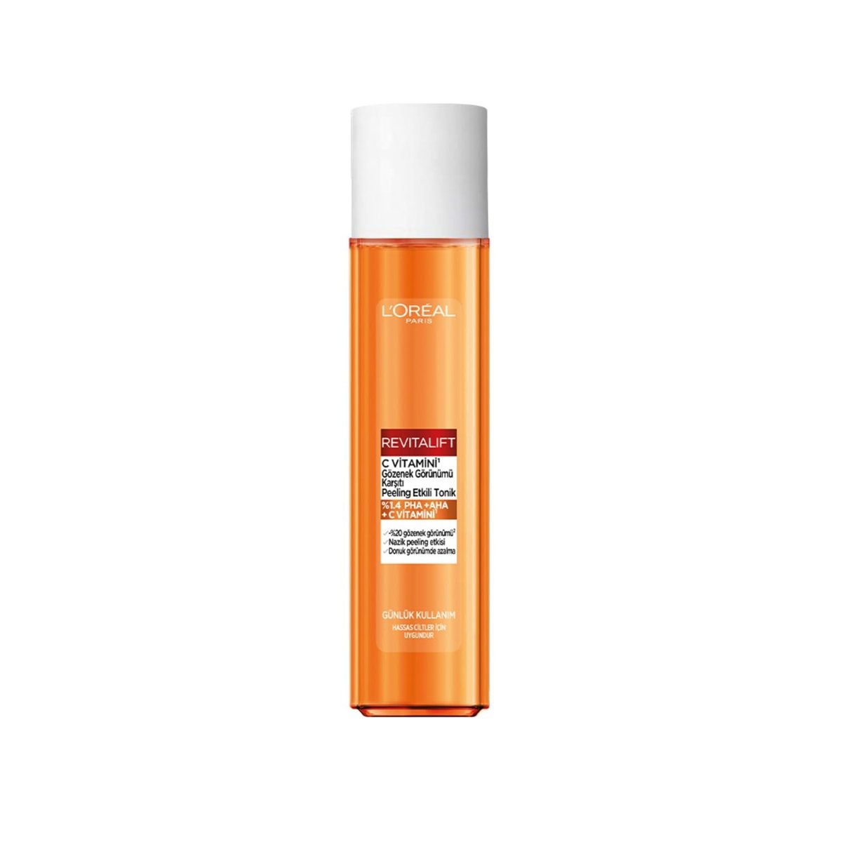 L'Oreal Paris Revitalift C Vitamini Gözenek Görünümü Karşıtı Peeling Etkili Tonik