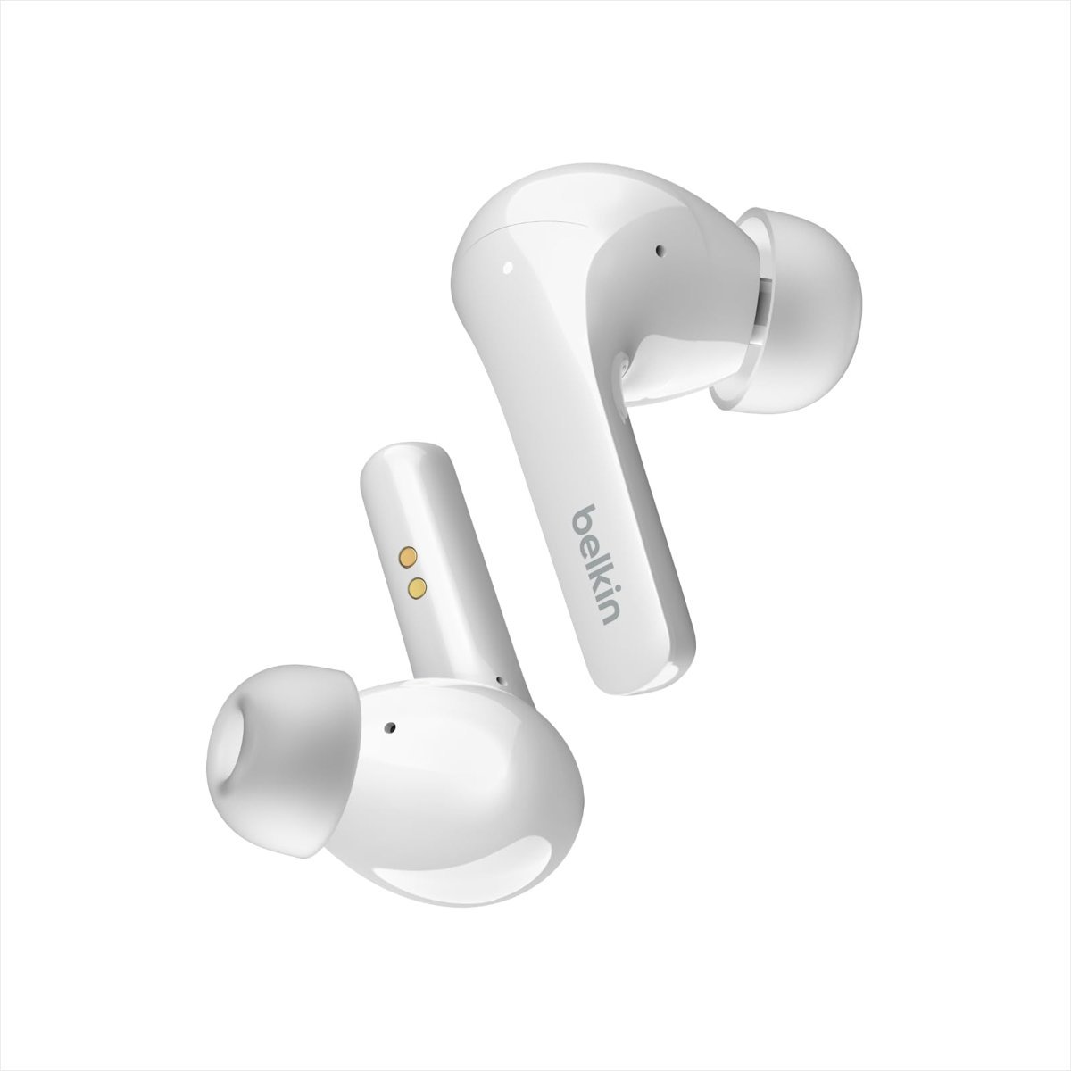Belkin SOUNDFORM Flow True Wireless gürültü önleyici kulaklık, kablosuz, Bluetooth kulaklık, ter ve su sıçramalarına karşı korumalı, koruma türü IPX5, 31 saat çalışma süresi, iPhone