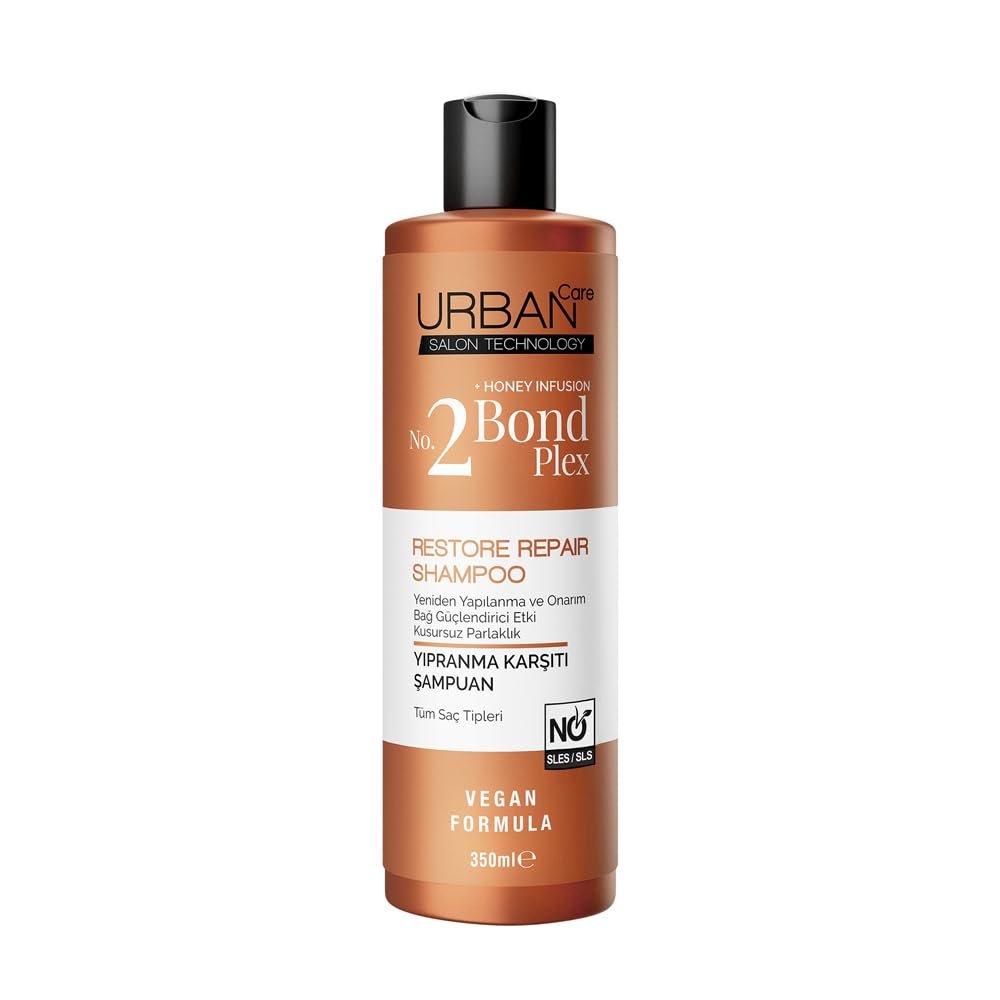 URBAN Care No.2 Bond Plex Yıpranma Karşıtı Saç Bakım Şampuanı Sülfatsız 350 ml- Vegan
