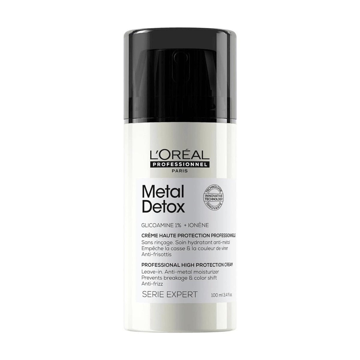 L'Oréal Professionnel Serie Expert Metal Detox Yüksek Korumalı Saç Bakım Kremi 100 ml - Isı ve Elektriklenme Karşıtı Bakım
