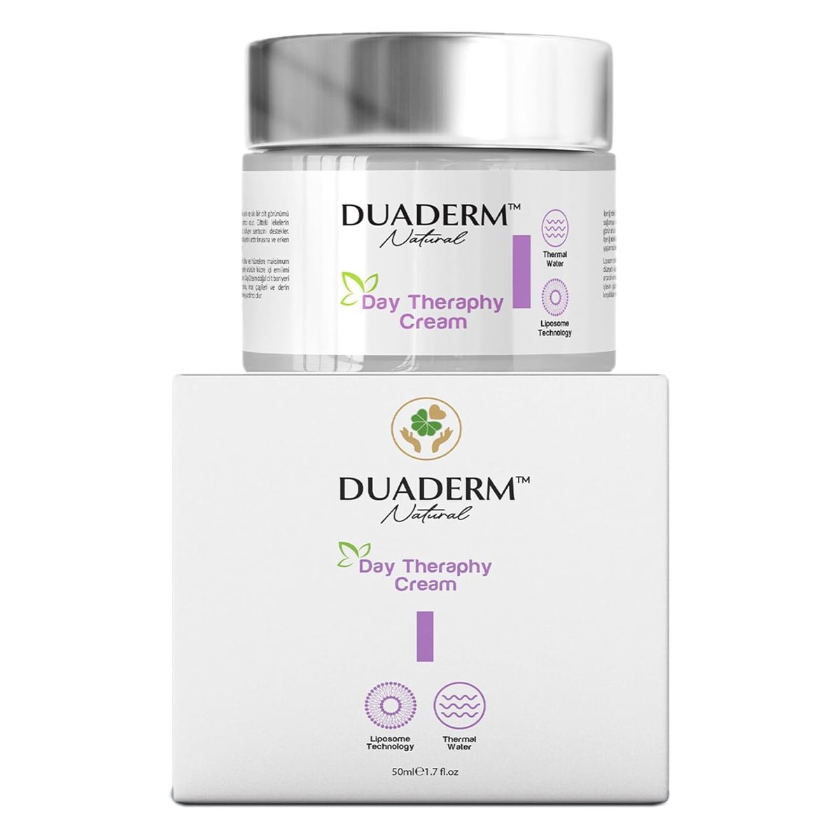 Duaderm Kırışıklık Karşıtı Day Therapy Cream, C Vitamini ve Baobab Yağı ile, Nemlendirici, 50 ml