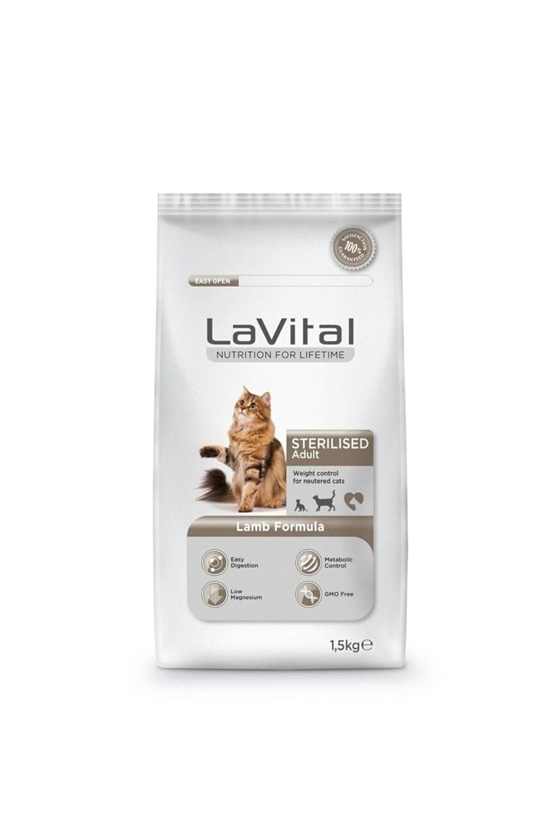 LaVital Kuzulu Kısırlaştırılmış Kedi Maması 12 kg