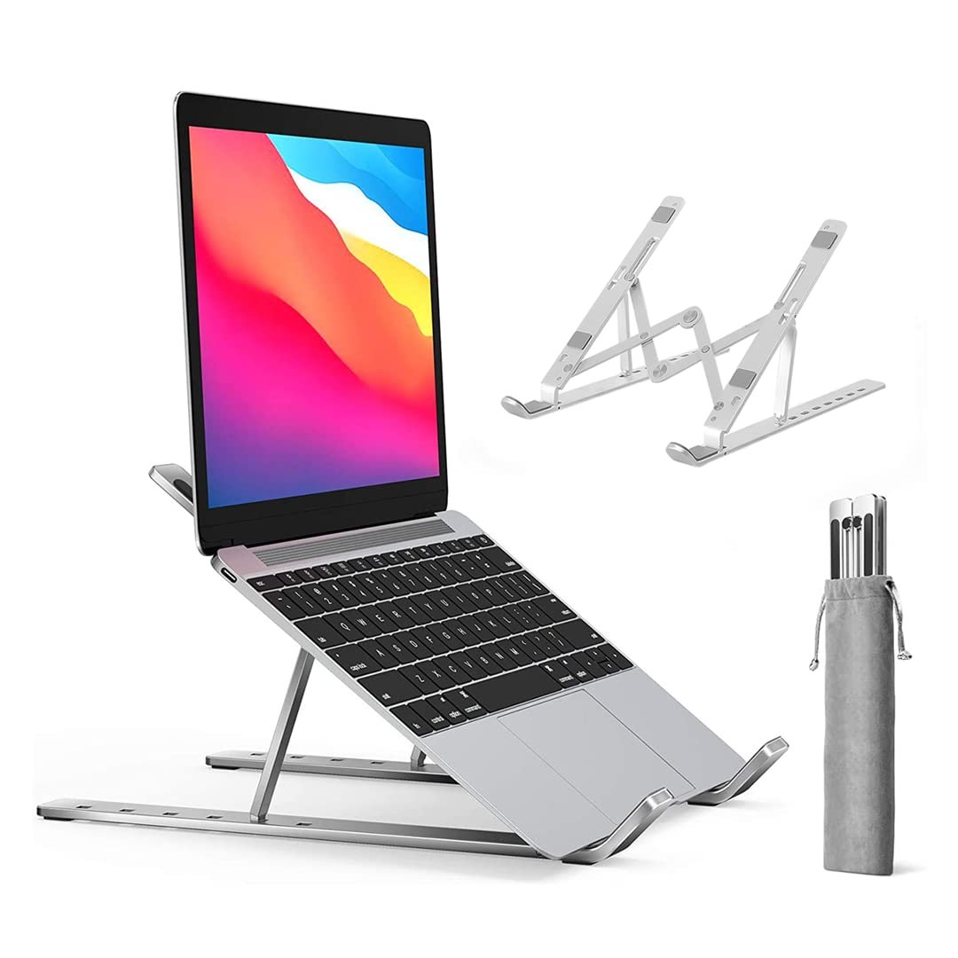 HT-119 Katlanır Laptop ve Tablet Standı, Siyah