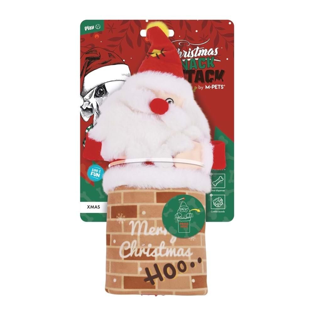 M-Pets Christmas Xmas Snack Attack Köpek Oyuncağı