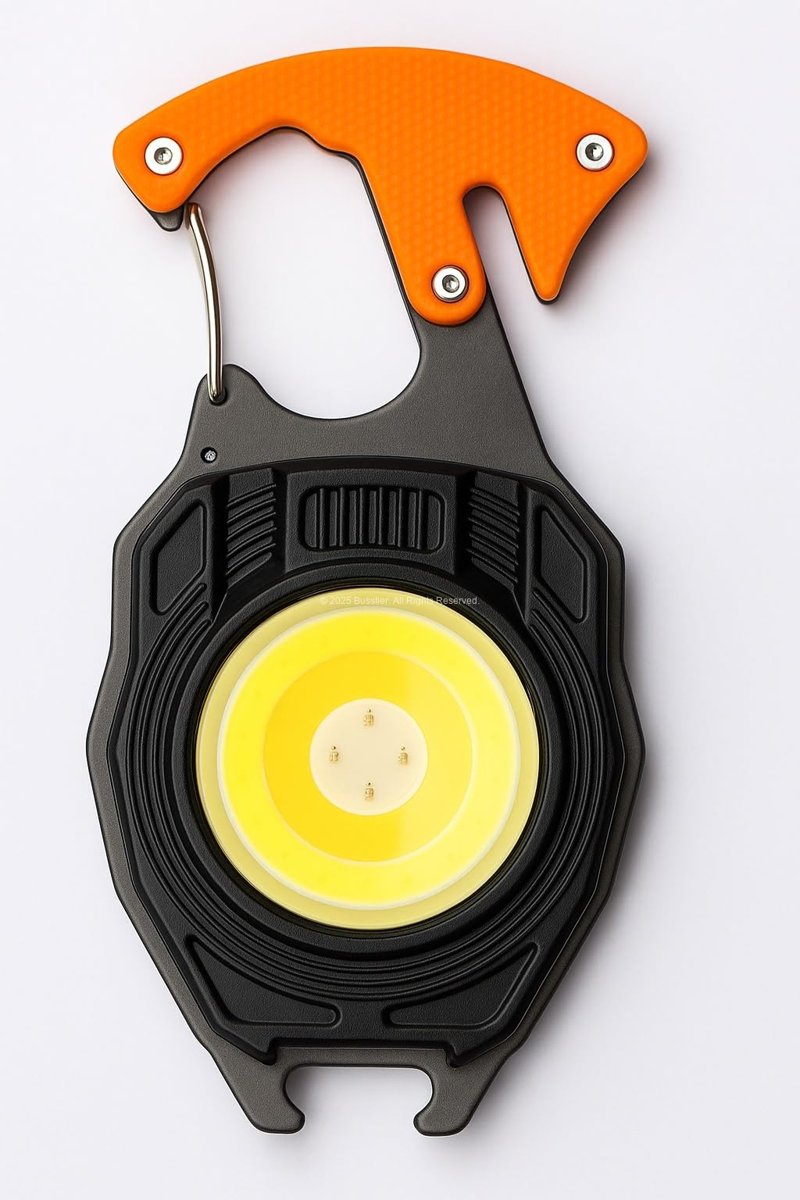 Busstier Çok Fonksiyonlu Mini Led Lamba Anahtarlık ve Çakmak Şarjlı Taşınabilir Kamp Lambası 7 Işık Modlu Şarjlı Acil Durum Işığı Outdoor Anahtarlık Lamba