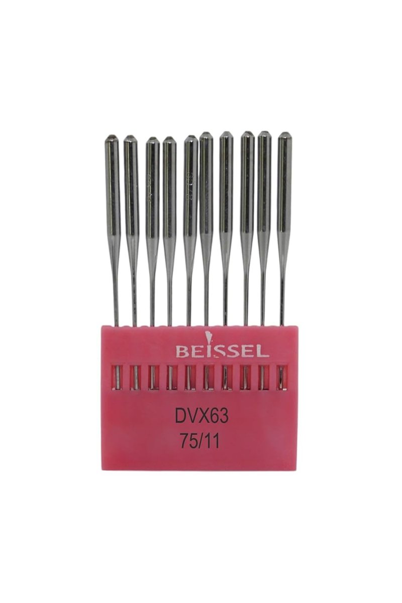 BEISSEL Beissel DVx63 Sanayi Tipi Reçme Makinesi İğnesi 11/75 Numara SES uçlu 10 Adet (1 Paket)