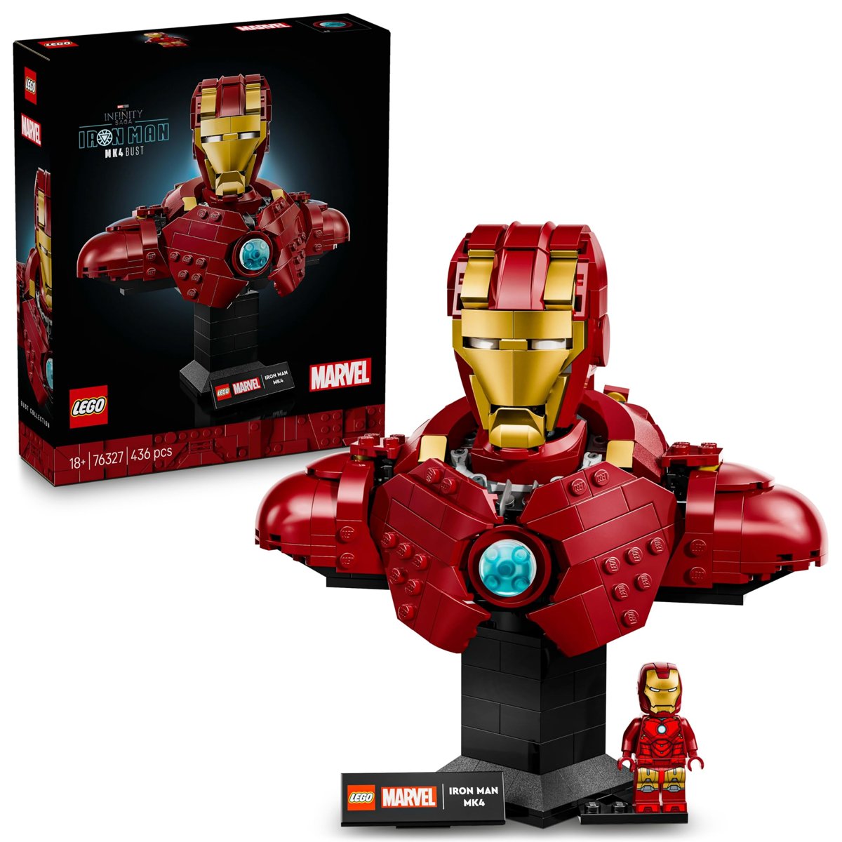 LEGO Marvel Iron Man MK4 Büstü 76327