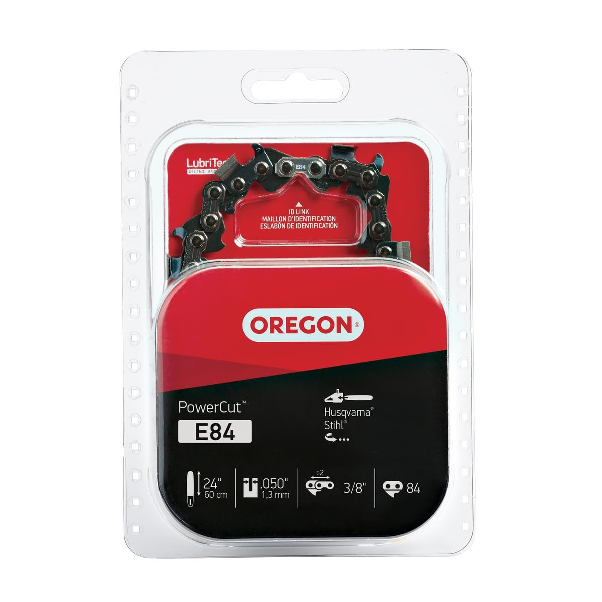 Oregon E84 PowerCut 61 cm Zincirli Testere Zinciri, Husqvarna, Stihl için uygundur