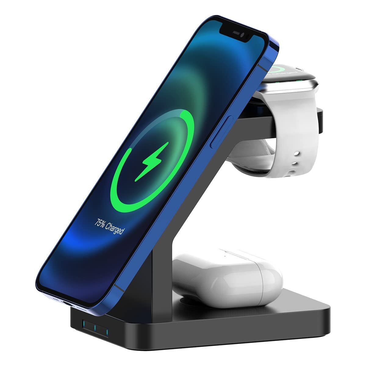 BUFF LABS BL33 3 in 1 for MagSafe ve Watch Uyumlu Standlı Kablosuz Powerbank 5200mAh