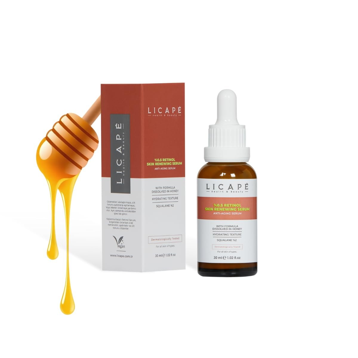 Cilt Yaşlanması Karşıtı Aydınlatıcı Retinol (2. Aşama%0,5) Serum 30ml