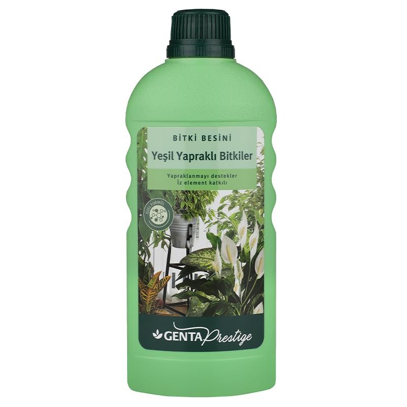 Genta Prestige Yeşil Yapraklı Bitkiler İçin Sıvı Bitki Besini Sıvı Gübre 500 ml