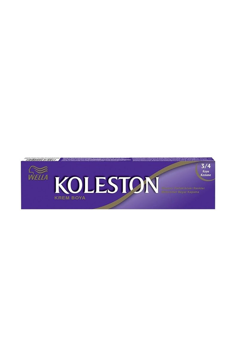 Koleston Single Tüp Saç Boyası 3/4 Koyu Kestane
