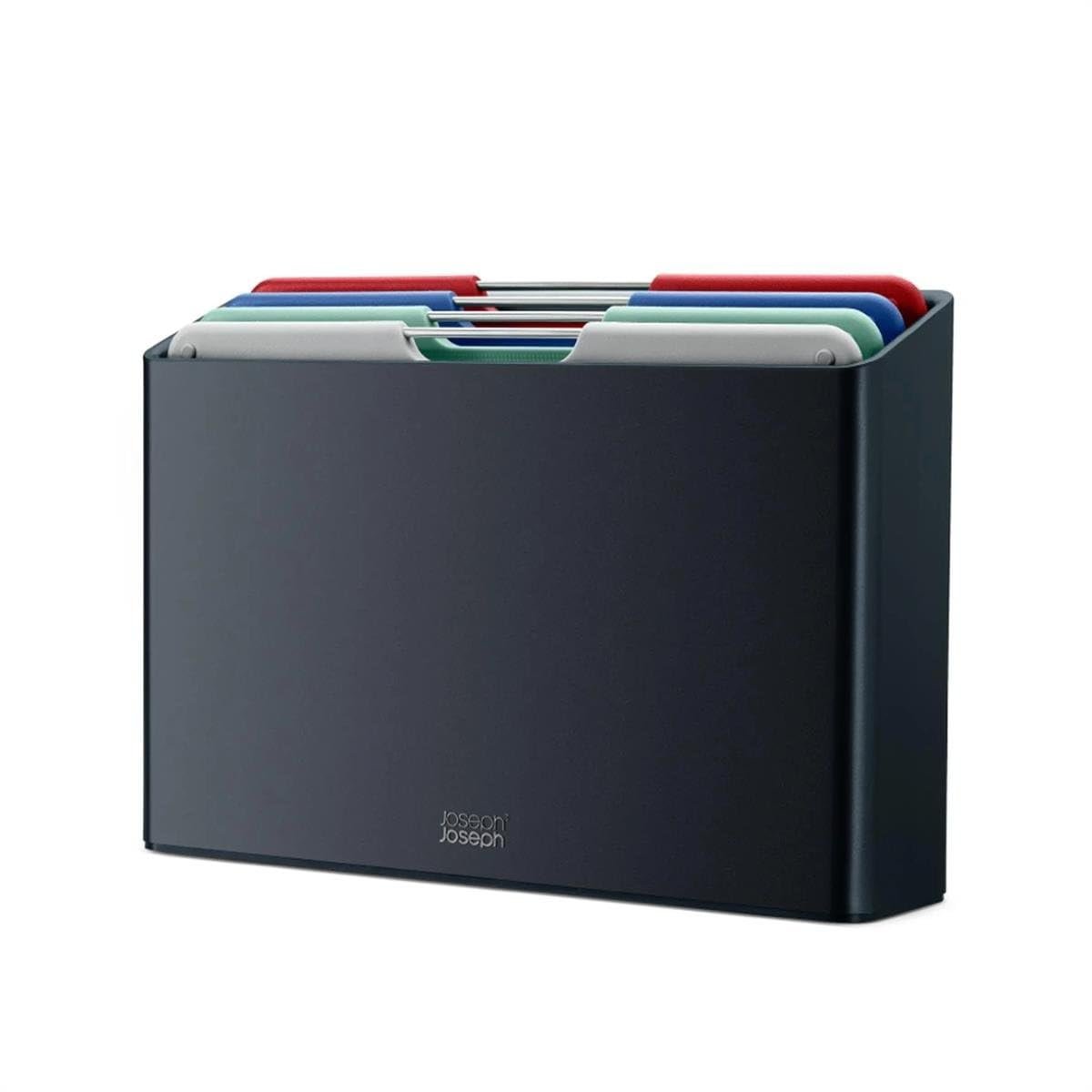 Joseph Joseph Folio Regular Kesme Tahtası Seti, Grafit, Sahil Grisi